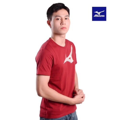 MIZUNO ÁO THỂ THAO T-SHIRT NAM MIZUNO ĐỎ